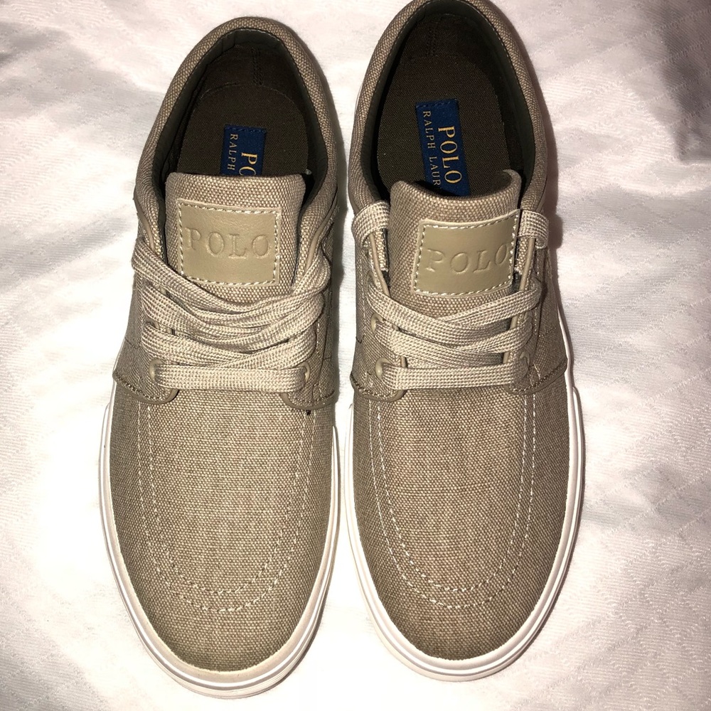 Polo Khaki Vintage Cotton Shoes